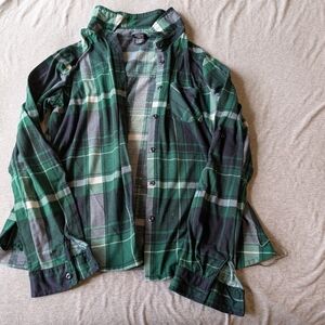 Green Plaid Shirt